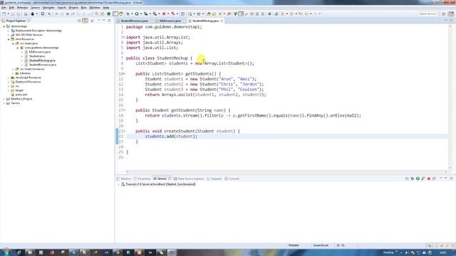 Build RESTful Service -Return Filtered Data with Mockup смотреть онлайн
