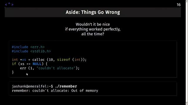 COMP1511 18s1 Week 7 Wednesday (B Stream) - More Structs + More Dynamic Memory смотреть онлайн