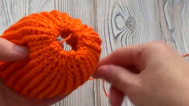 Как связать красивую тыкву крючком // мастер-класс Toyfabric
