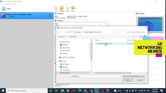 Installation of Metasploitable 2 and connecting it with Kali in VirtualBox смотреть онлайн