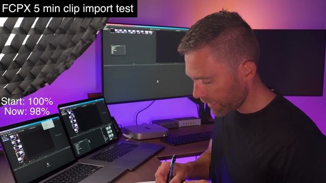 MacBook Pro M1 vs Mac Mini M1 vs TOP SPEC i9 MBP from 2019! Geekbench 5 and FCPX video editing test смотреть онлайн