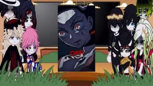 Uppermoons react to nezuko as new moons + meme | ft. demon queen nezuko & demon king tanjiro |my au