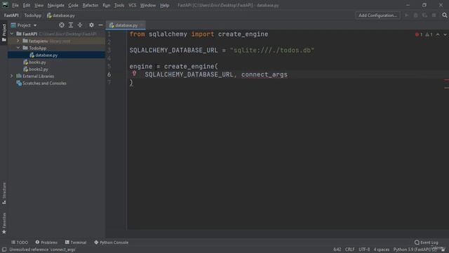 002 FastAPI Project Database Connection with ORM SQLAlchemy смотреть онлайн