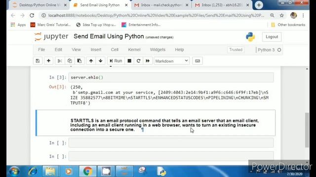 Lecture 25: Sending an email Using Python смотреть онлайн