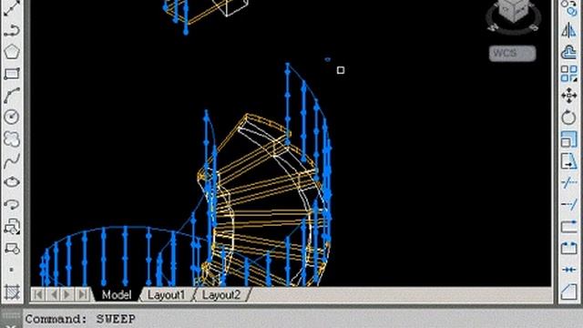 3dstairs in AutoCAD смотреть онлайн