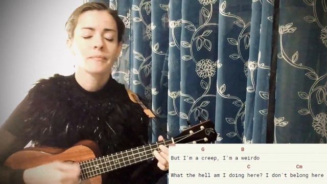 Creep- Radiohead Ukulele Cover by UkuleleMommy смотреть онлайн