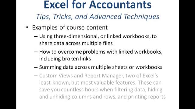 Excel for Accountants: Tips, Tricks, and Advanced Techniques смотреть онлайн