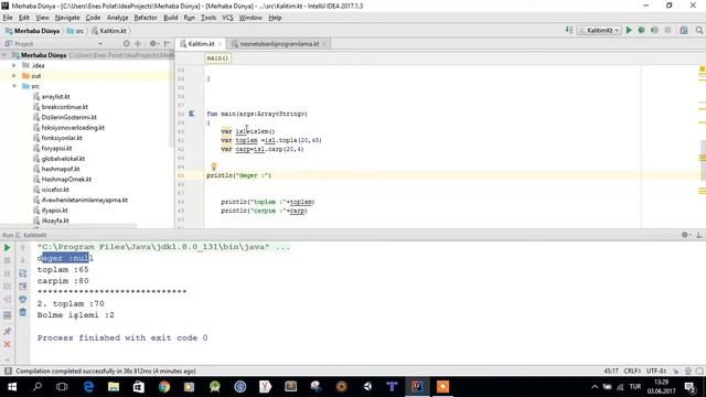042. Kotlin'de 'public', 'private' ve 'protected' Erişim Belirleyiciler смотреть онлайн