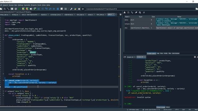 Square off all open positions using Angel Broking Python API смотреть онлайн