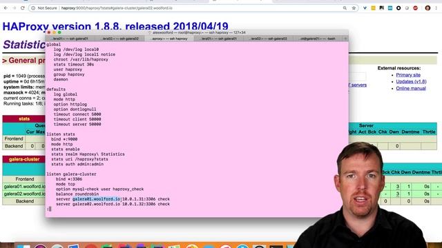 Highly available MariaDB with Galera Cluster and HAProxy смотреть онлайн