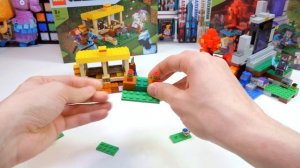 LEGO Minecraft СНОВА НА КОНЕ / LEGO 21171 "Конюшня"