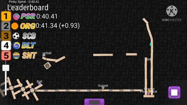5 Marble Race on Marble Run 2D