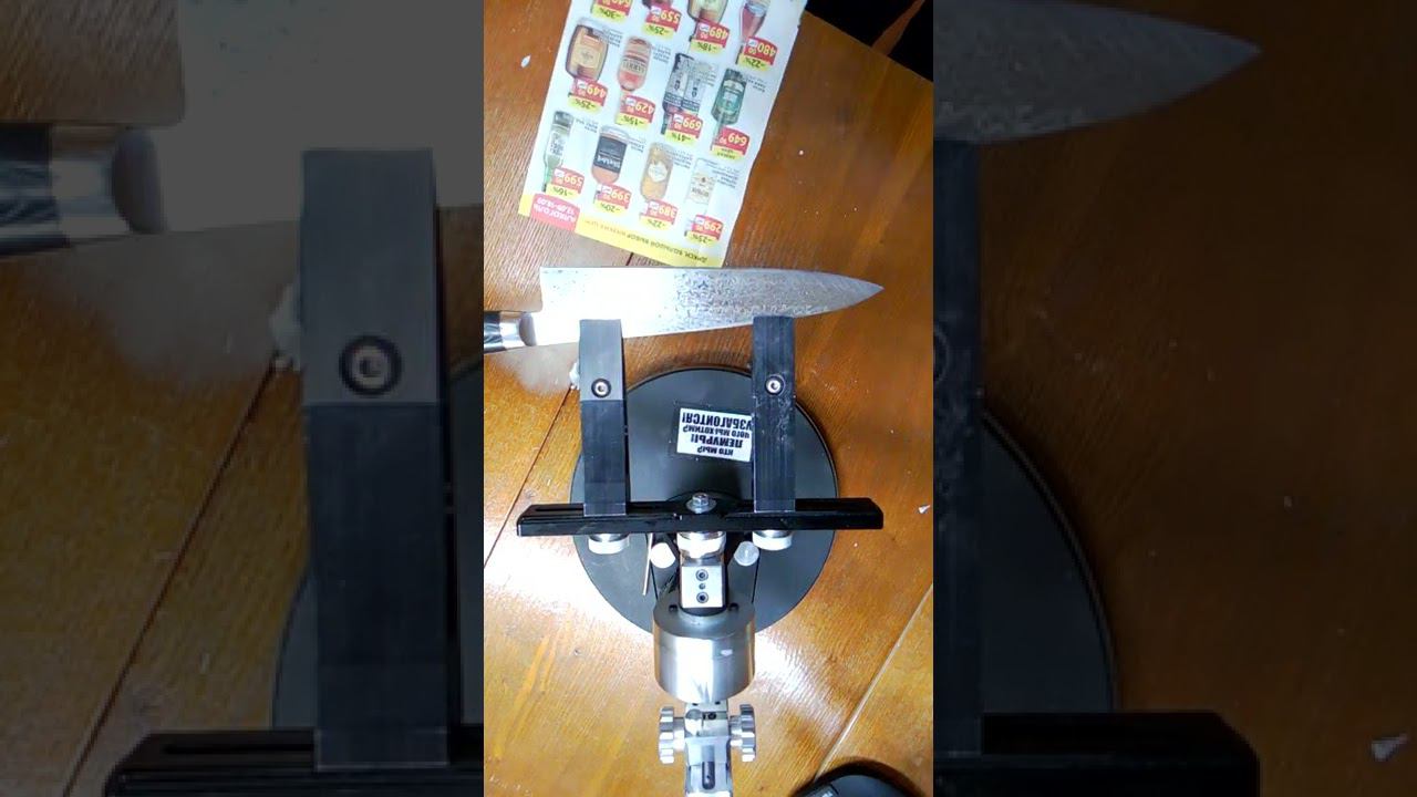 #Shorts knife Yaxell Заточка на чугуне от Александра смотреть онлайн