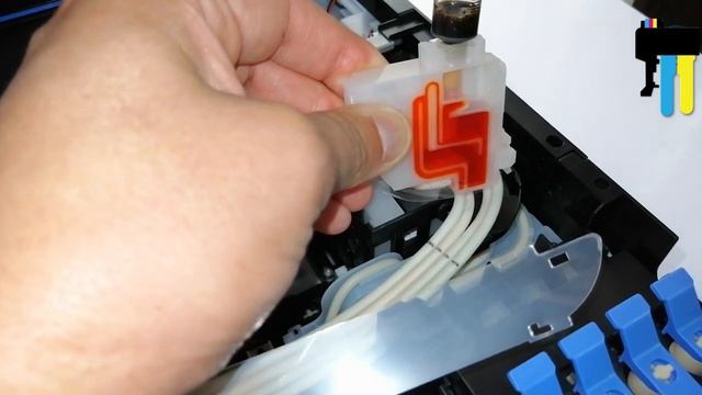 How to pump cartridges on Epson L3150 series? смотреть онлайн