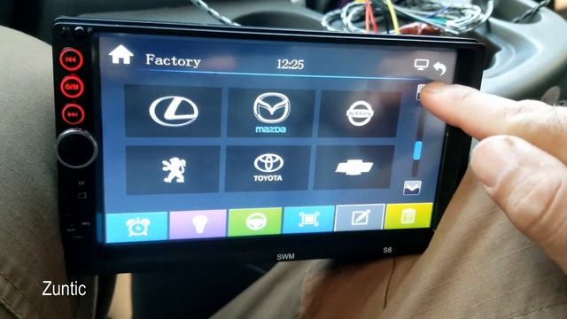 Cheap $50 SWM S6 2 din radio - Password for changing loading logo background смотреть онлайн