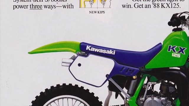 A look back at Kawasaki's 1988 KX Motocross lineup смотреть онлайн