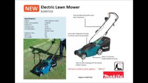 Makita ELM3711X Electric Lawn Mower