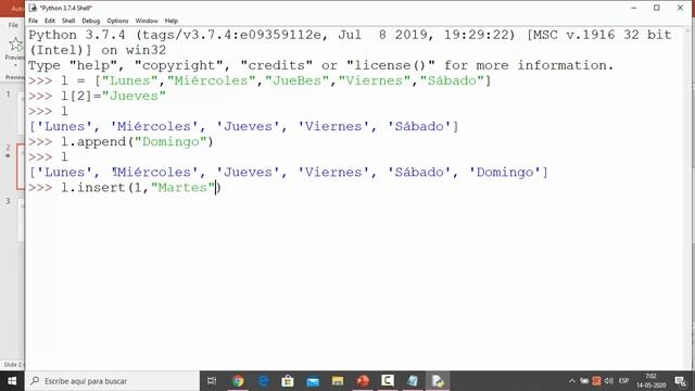 UVA10.2 Manipulación de Listas en Python смотреть онлайн