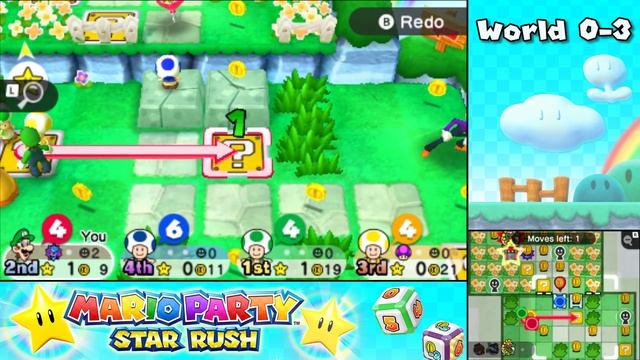 World 0-3 (Toad Scramble) - Mario Party: Star Rush смотреть онлайн