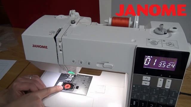 JANOME 미싱 [ DC7100 ] 3. 밑실 장착 смотреть онлайн