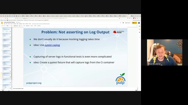 Improving Pulp's Testing (bmbouter and x9c4) смотреть онлайн