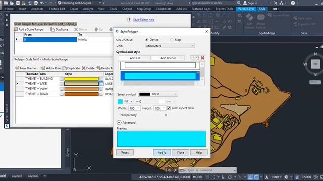 Buffer and Overlay Analysis in Civil3D смотреть онлайн