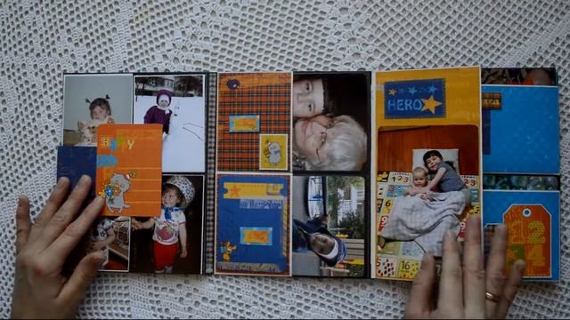 ❣❣❣Детский альбом-фотопапка. Скрапбукинг. Подробный обзор. Смотрите! смотреть онлайн