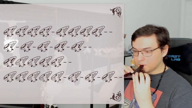 My Neighbor Totoro - Stroll - Ocarina tutorial / tabs смотреть онлайн