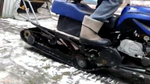 Динго T125 испытание подвески (Бурановская гусянка)