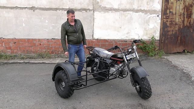 Мотоцикл с задним ходом, Скаут-3Р-140. Для чего нужен задний ход, эксплуатация с боковым прицепом. смотреть онлайн