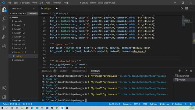 Python GUI Tkinter Lesson - 2 смотреть онлайн