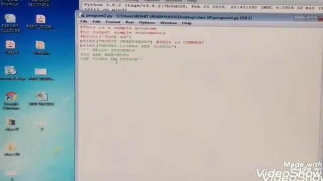 MLZS JHANSI CLASS 10 Computer Python Lecture 6 смотреть онлайн
