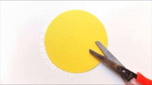 Весенняя аппликация - объёмная поделка из цветной бумаги