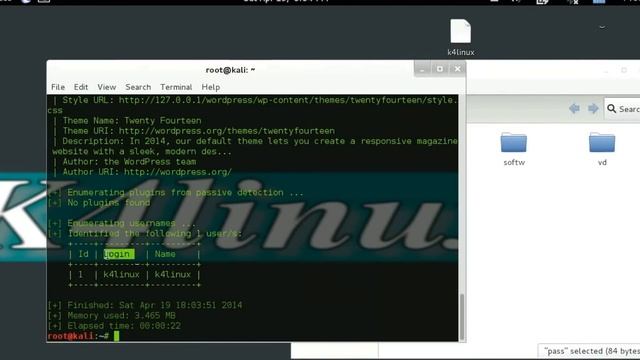 Kali Linux Tutorials : Brute Force Wordpress Using WPSCAN смотреть онлайн