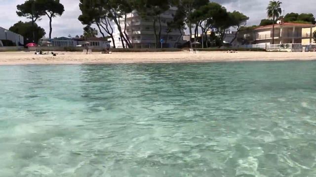 Clear water in Alcudia Mallorca Spain October 2020 | Кристально чистая вода на Майорке Испания смотреть онлайн