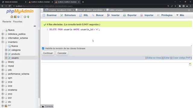 ? CURSO de PHP y MySQL desde CERO - 29 Como UTILIZAR la consulta DELETE en MySQL para ELIMINAR DATO смотреть онлайн