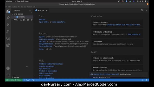 AM Coder - Using Docker/VSCode to create an Environment for any Language (Python, Ruby, etc.) смотреть онлайн