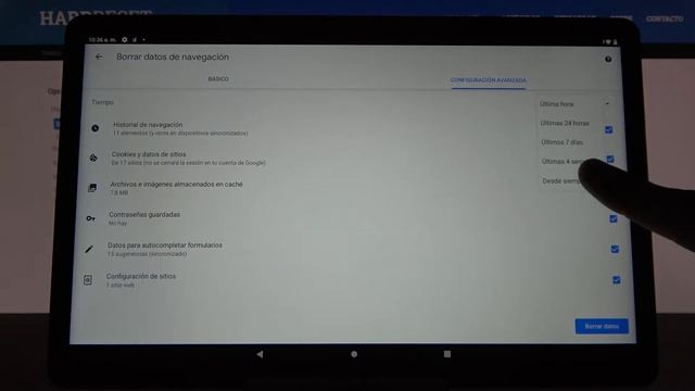 Cómo borrar el historial de LENOVO Tab P11 - navegador Chrome смотреть онлайн