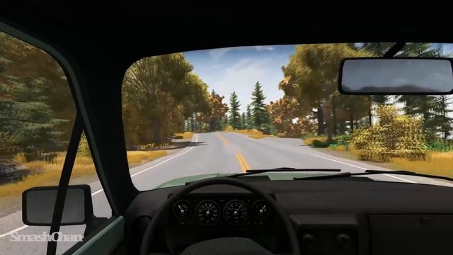 Collapsing Bridge Pileup Car Crashes #22 - BeamNG DRIVE | SmashChan