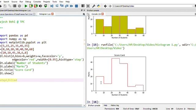 XII-Creation of Histogram # 3.1.1 (IP-Python Class XII) смотреть онлайн
