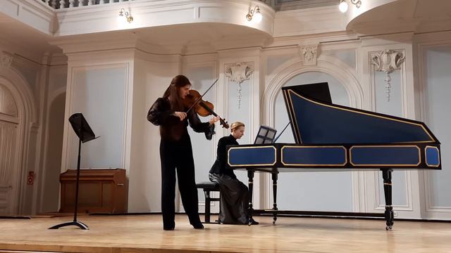 И.Э.Киндерман. Соната Seconda - исполняют Елена Швецова (альт), Дарья Борковская (клавесин)