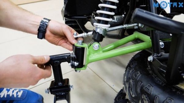 Детский снегоход Gekkon Snow - Установка комплекта гусениц и лыж