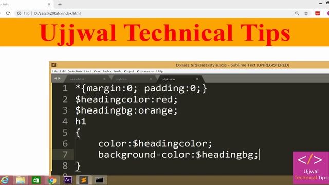 SASS Tutorial #2 - SASS Variables (Learn Sass) ?? смотреть онлайн