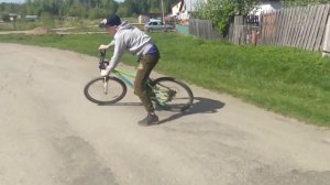 Лёгкие трюки на велосипеде