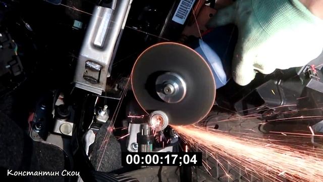 Вскрытие блокиратора рулевого вала смотреть онлайн