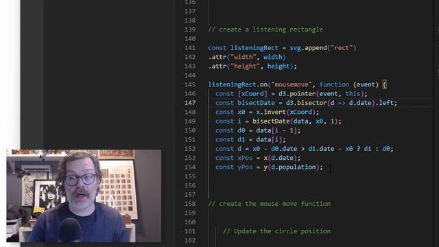 Adding Tooltips to D3.js Line Charts (How To) - D3.js Beginner's Guide смотреть онлайн