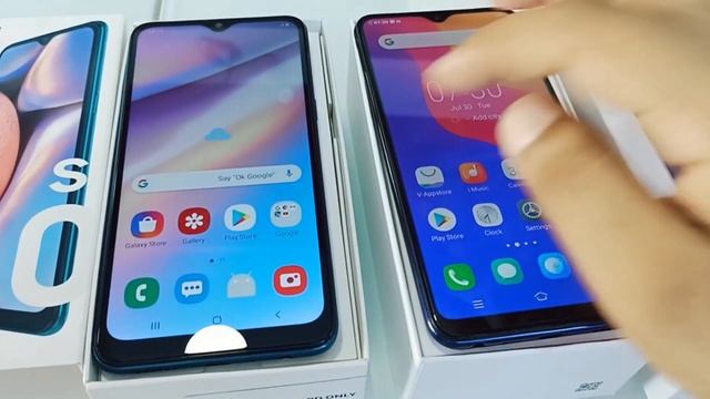 Samsung A10s Vs Vivo Y91 Comparison !! Vivo Y91 vs Samsung A10s Comparison смотреть онлайн