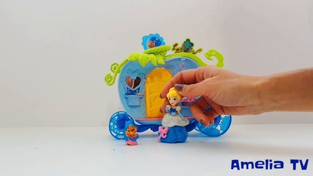 Распаковка игрушек Принцесса Диснея Золушка едет на бал / Disney Princess Cinderella/ ball смотреть онлайн