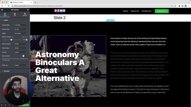 How To Make A Custom Slider Using Elementor Free Version | Elementor Slider смотреть онлайн