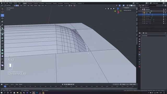 CREATING A COFFEE MACHINE | Part #1 | MODELING BODY | Timelapse | Blender 2.8 смотреть онлайн